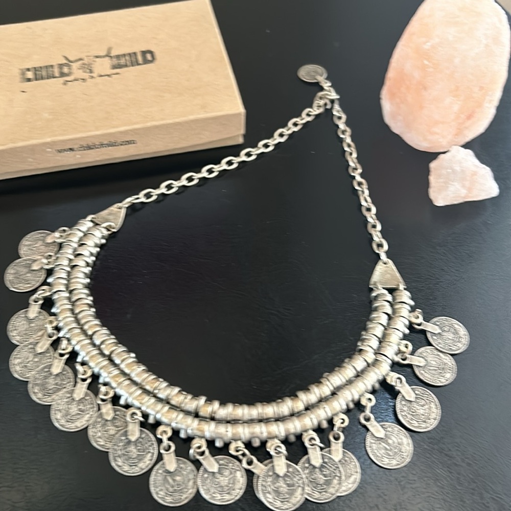 Child of Wild Turkish Coin Necklace
